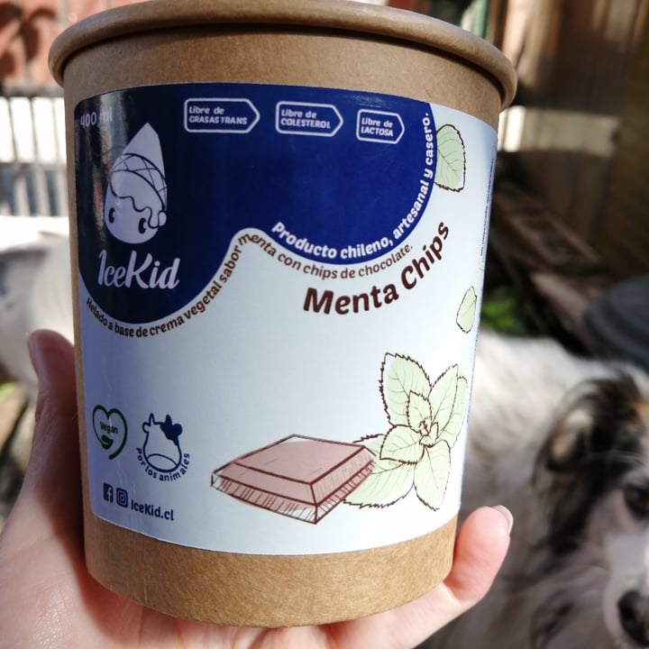 photo of Icekid Helado De Menta Chips shared by @unknownveg on  19 Sep 2020 - review