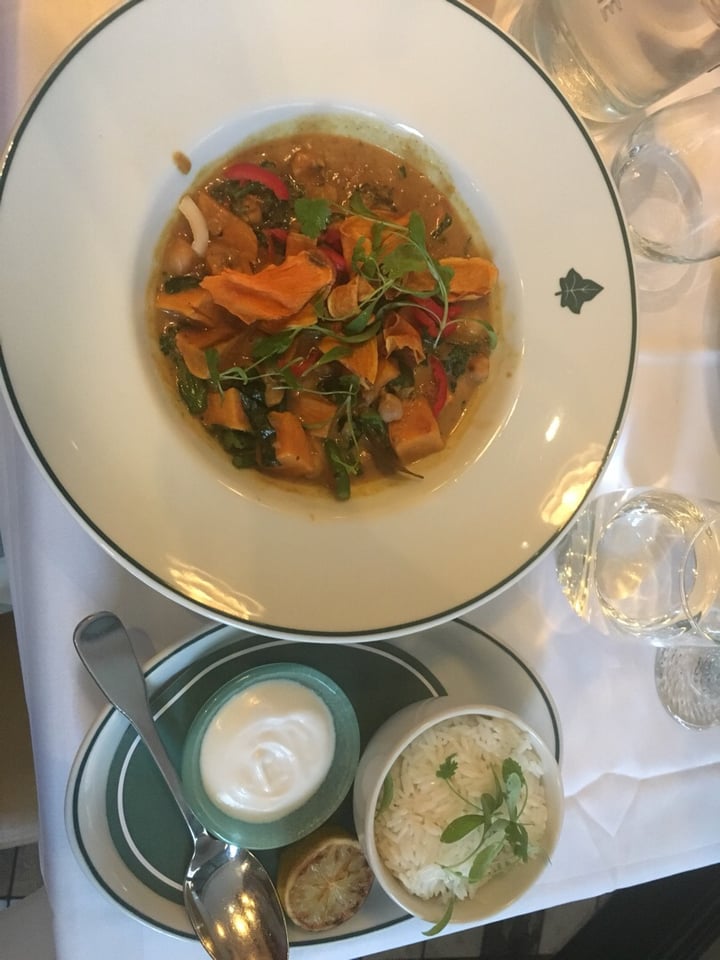 photo of The Ivy St Albans Brasserie Sweet potato Keralan curry shared by @clairebustin on  06 Jul 2019 - review