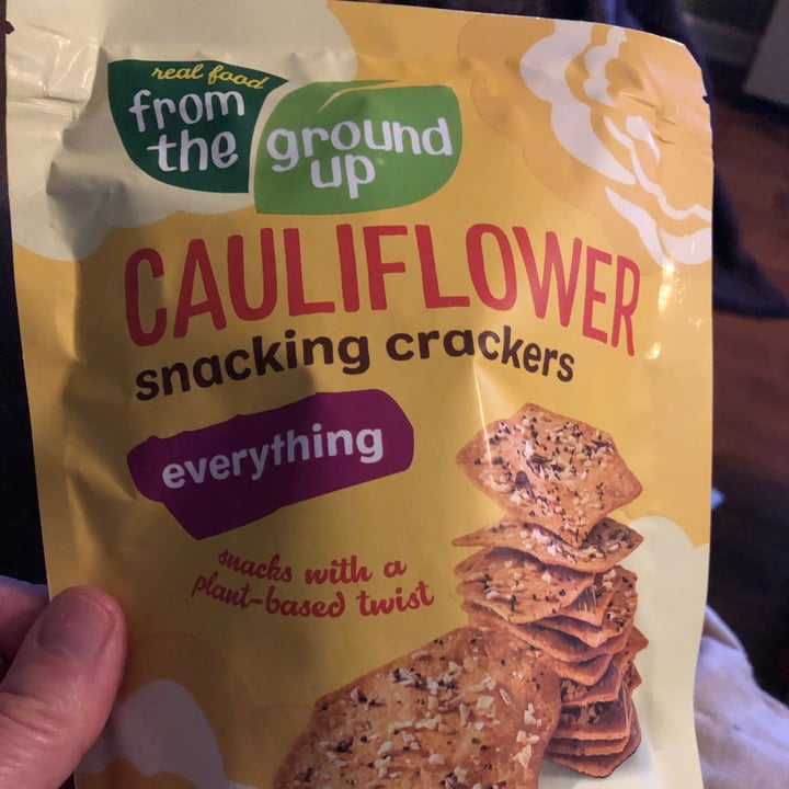 Real Food From The Ground Up Cauliflower Snacking Crackers Everything