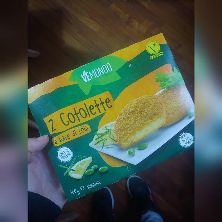 photo of Vemondo  Cotolette di Soia shared by @veganiscool on  30 May 2021 - review