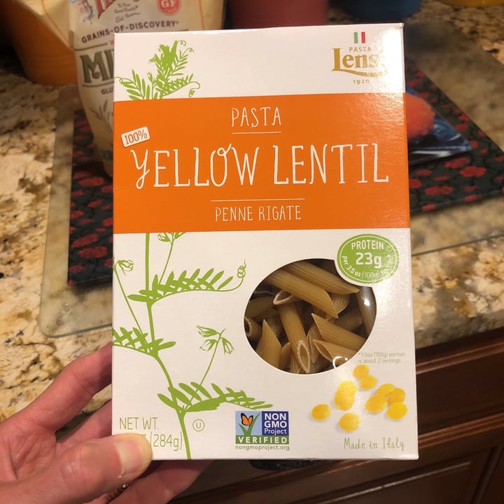 photo of Lensi Yellow Lentil Penne Rigate shared by @debthebweb on  19 Jun 2021 - review