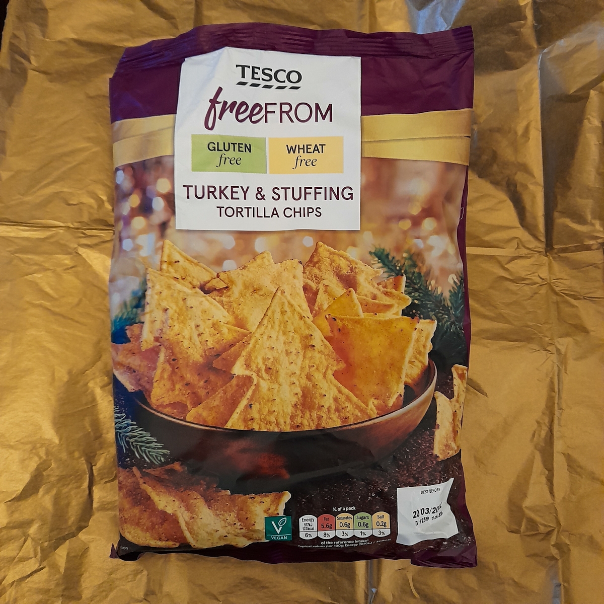 Tesco Turkey and stuffing tortilla chips Reviews abillion