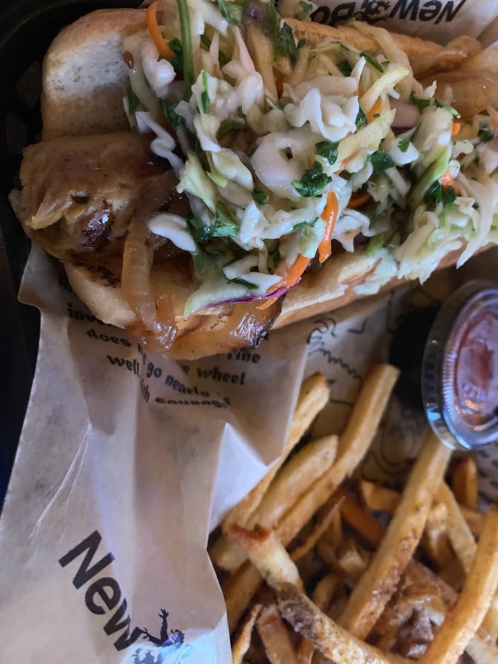 review photo of New Bohemia - St. Paul HERBIVOROUS BUTCHER THAI KIMCHEE VEGAN BRAT shared by @kivamm on 26 Jul 2019 - review