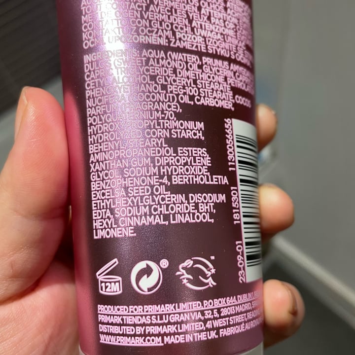 photo of Primark Beauty hair cream shared by @lullast on  14 May 2022 - review