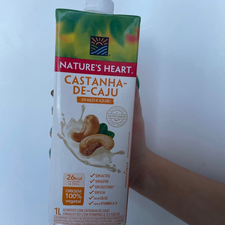 review photo of Nature's Heart Leite Castanha-de-caju sin Adicao de acucares shared by @brunatrento on 24 Jul 2021 - review
