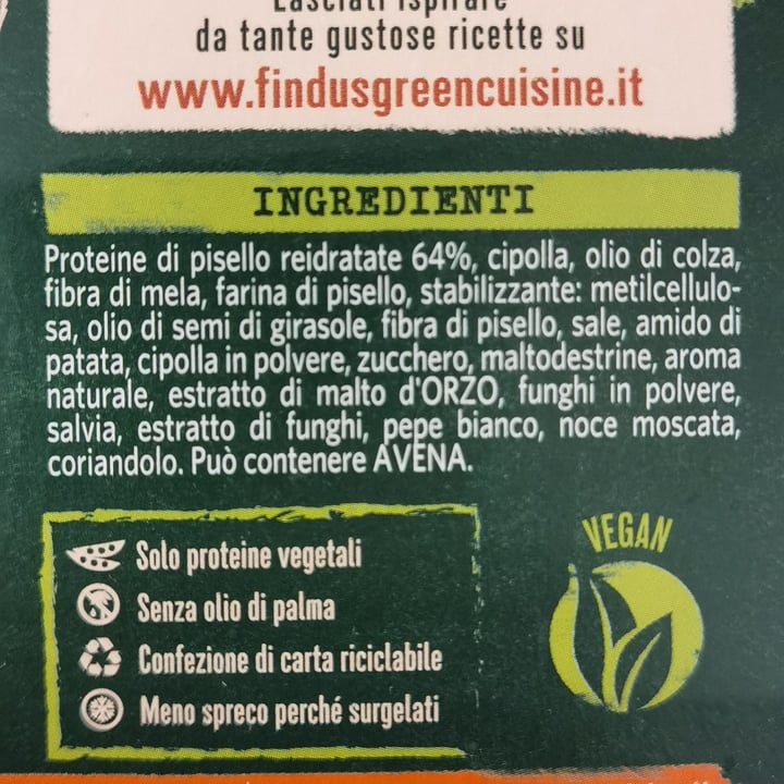 review photo of Findus 4 salsicce vegetali shared by @saricante on 15 Dec 2021 - review
