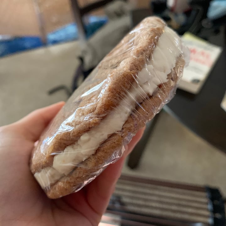 photo of Native Foods Cafe Oatmeal Cookie Creme Sandwich shared by @katfrench on  13 May 2020 - review