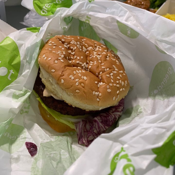 photo of Greendot Junction 8 Lentil Mushroom Burger W Tahini Sauce shared by @arinng on  30 Apr 2020 - review