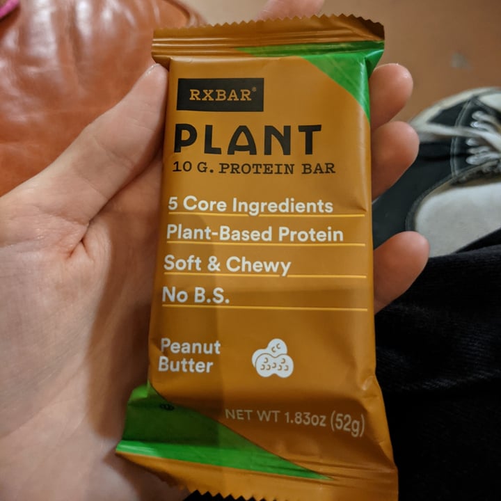photo of RXBAR RX Bar Plant Peanut Butter shared by @ghundley on  09 Jul 2021 - review