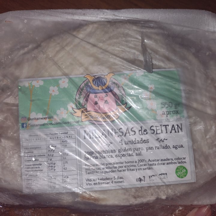 review photo of Seitan warrior Milanesas de Seitan shared by @sofia8 on 04 Dec 2021 - review