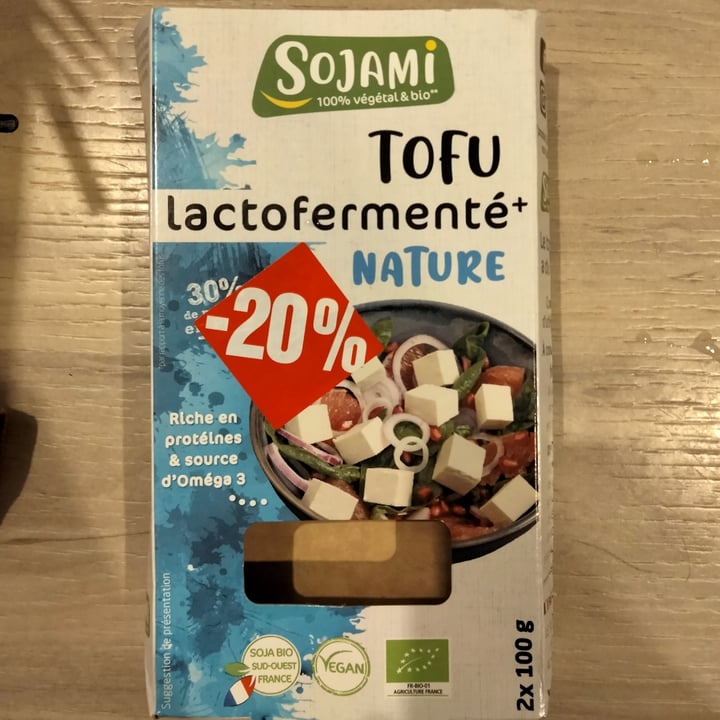 photo of Sojami Tofu Lactofermenté Nature shared by @clairett on  16 Mar 2022 - review