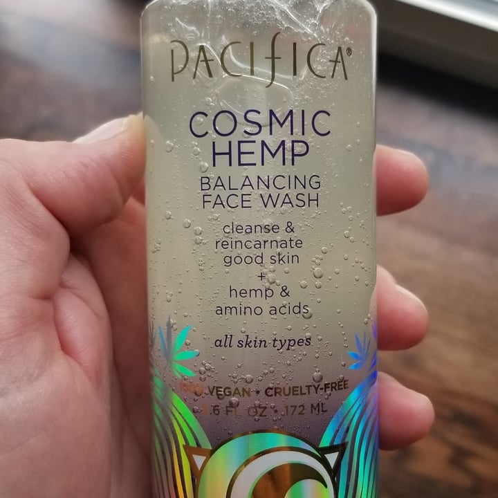 photo of Pacifica Cosmic hemp balancing facial wash shared by @andreamichelle5 on  19 May 2020 - review