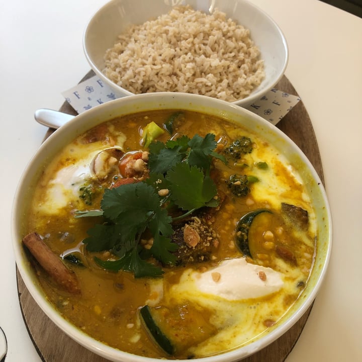 review photo of Flax and Kale La Roca Butternut Squash Malaysian Curry shared by @juanagilcabrera on 29 Dec 2021 - review