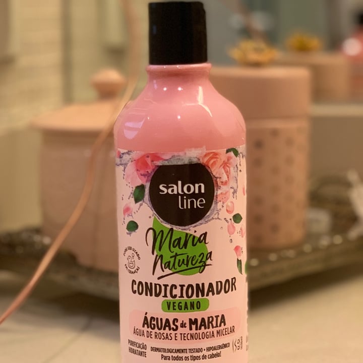 review photo of Salon line Condicionador Maria Natureza Água de Rosas shared by @melisacarneiro on 28 Jul 2022 - review