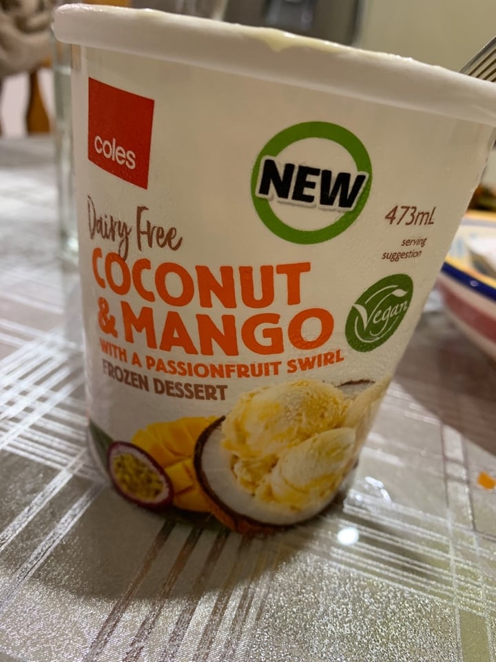photo of Coles Coconut mango dessert shared by @rabina on  08 Oct 2019 - review