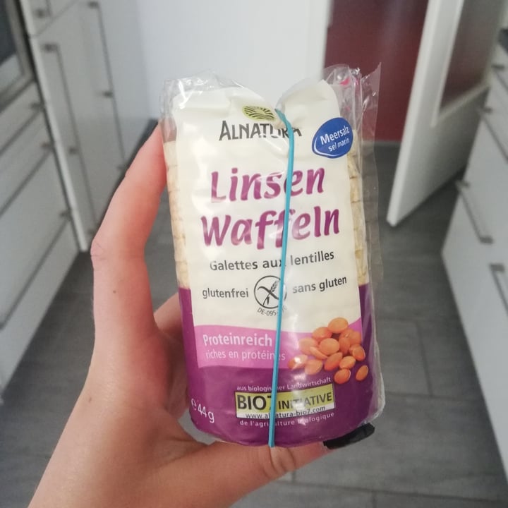 photo of Alnatura Linsenwaffeln shared by @monstera on  17 Sep 2022 - review