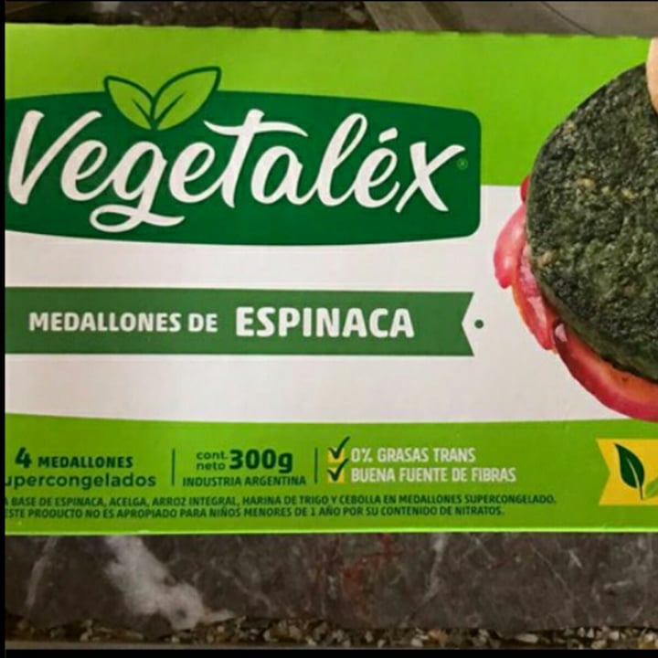 photo of Vegetalex Medallones de Espinacas shared by @juliocruz09 on  01 Sep 2020 - review