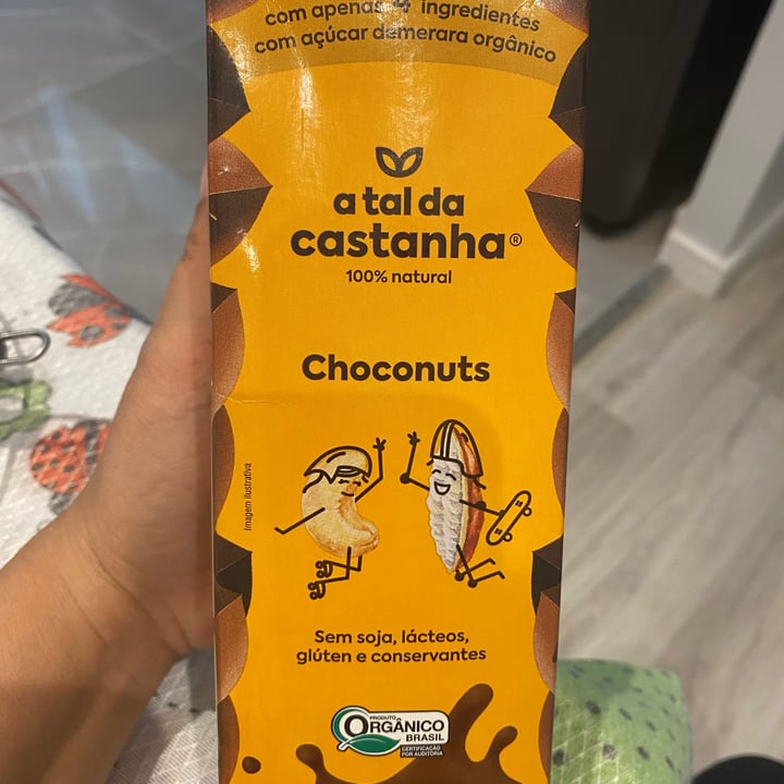 photo of Bebida vegetal a tal da castanha Banida A Tal Da Castanha Choconuts shared by @aldea on  26 Nov 2022 - review