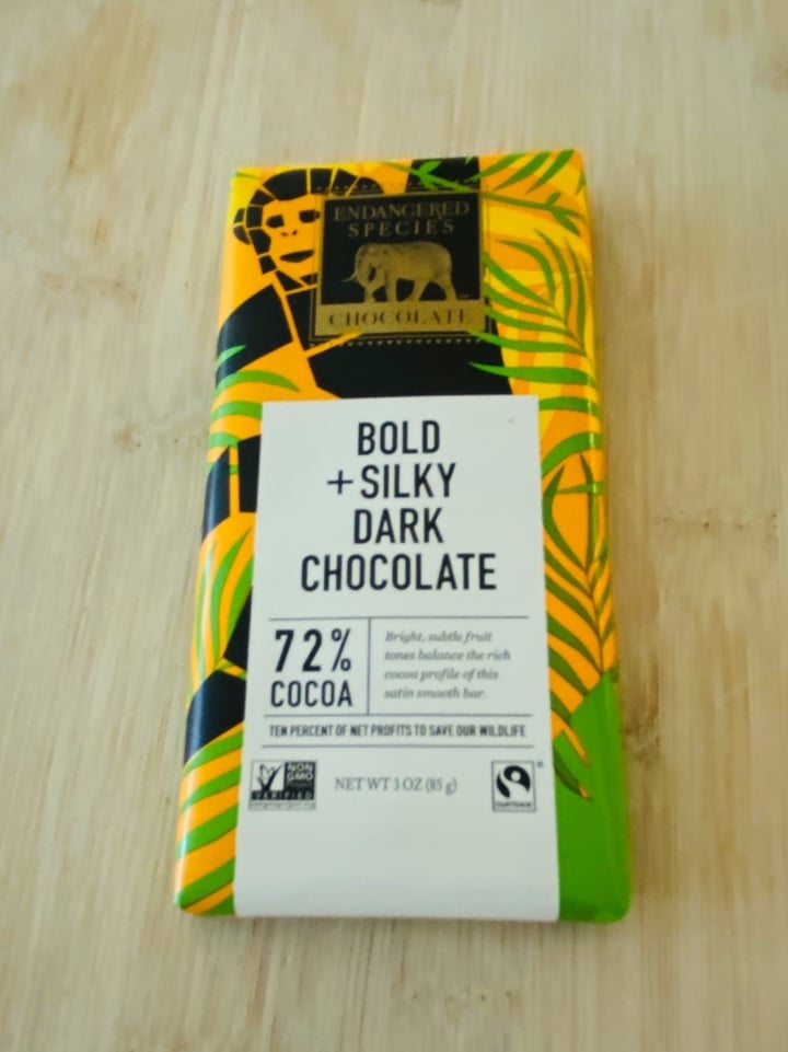 photo of Endangered Species Chocolate Bold And Silky Dark Chocolate shared by @gardenforlife on  23 Dec 2019 - review