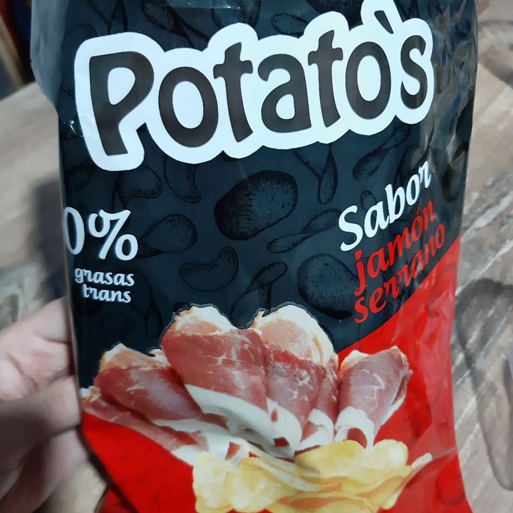 photo of Potato's Papas Fritas sabor Jamón Serrano shared by @nahhhhiara on  03 Jun 2021 - review