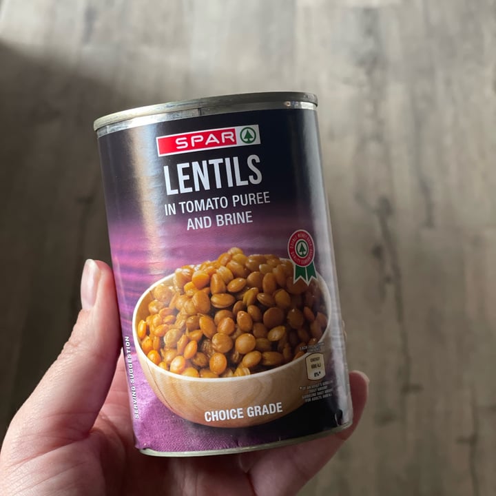 photo of Spar Choice grade Lentils in tomatoe pureé shared by @lenicpretorius on  21 Oct 2022 - review