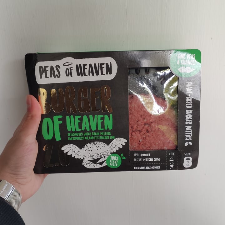 photo of Peas of Heaven Burger of Heaven shared by @tastyveg on  19 Jul 2021 - review