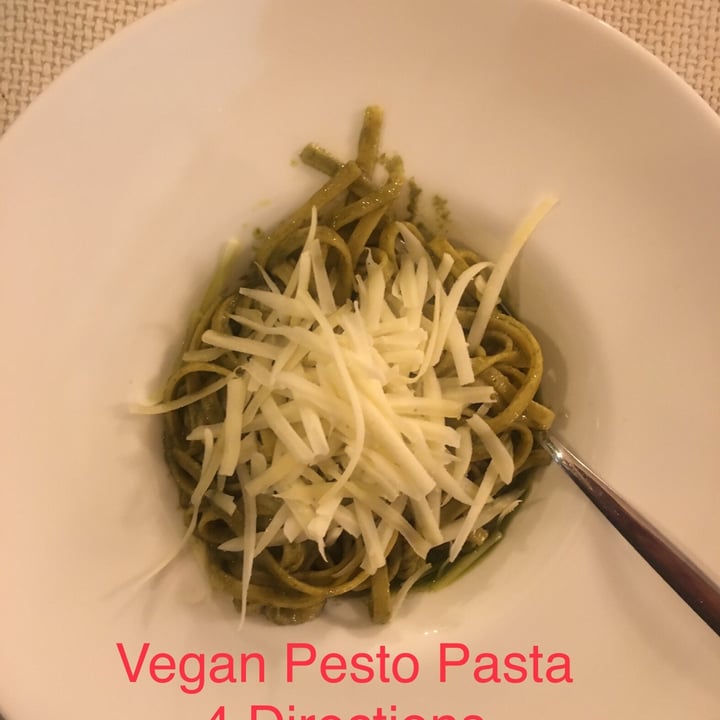 photo of 4 Directions family restaurant Vegan pasta with pesto and vegan cheese shared by @gillhibbitt on  30 Jan 2022 - review