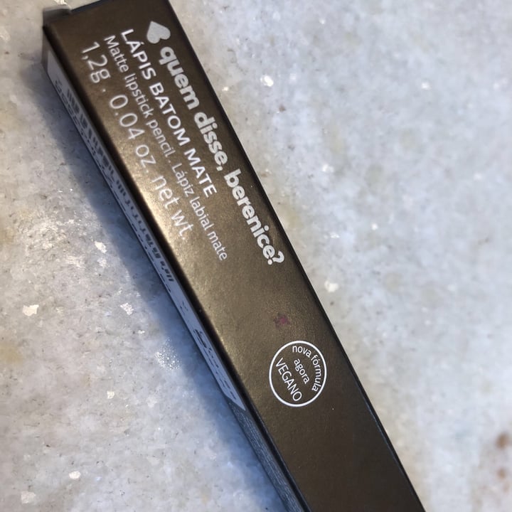 review photo of Quem Disse Berenice Lápis Batom Mate shared by @vaniachocho on 20 Sep 2021 - review