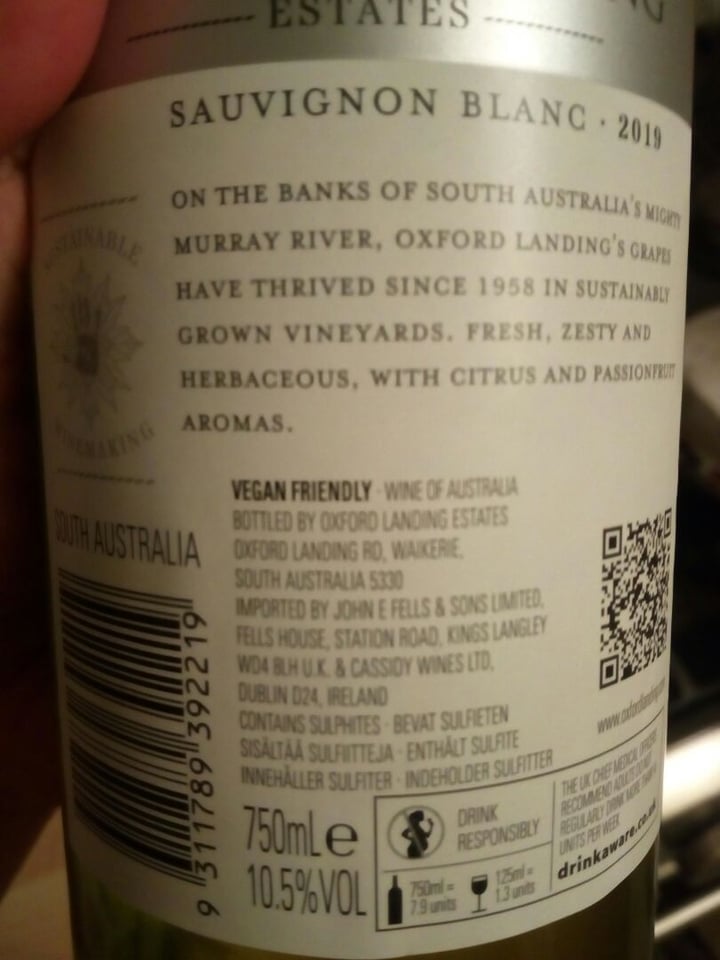 photo of Oxford Landing Sauvignon Blanc shared by @linds91ay on  28 Feb 2020 - review