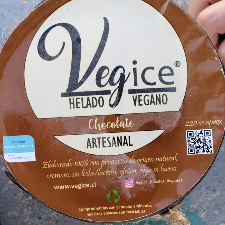 photo of VegIce Helado chocolate individual shared by @sotonarbona on  27 Jul 2021 - review