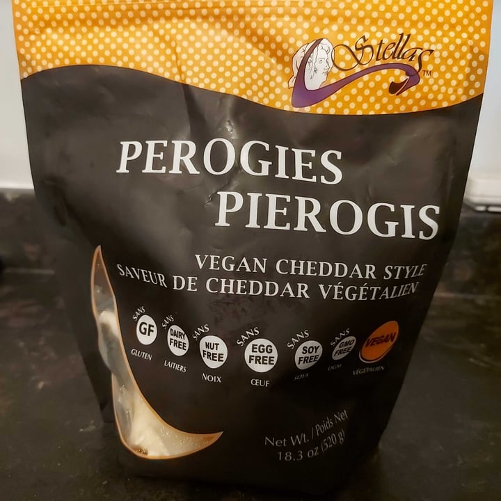 photo of Stella's Perogies Vegan Cheddar Style Perogies shared by @leahbelanger on  31 May 2021 - review