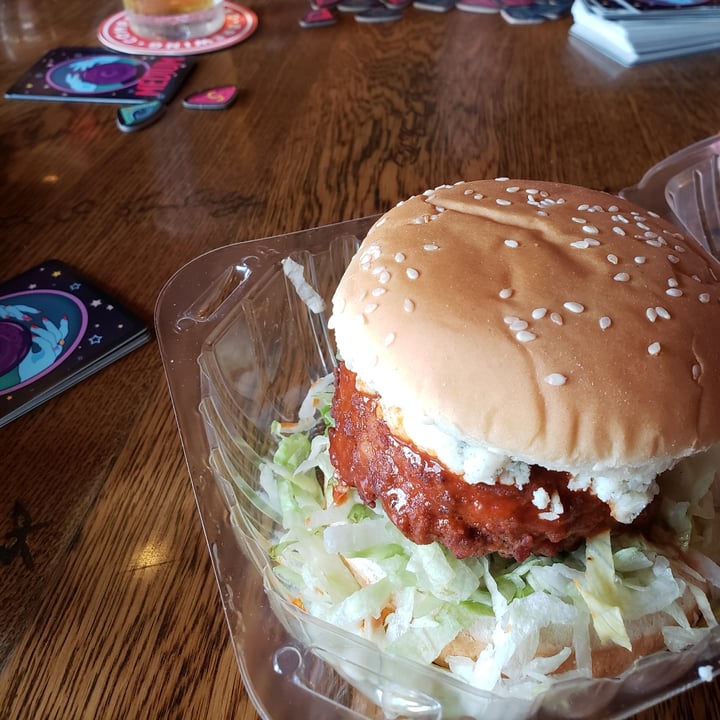 review photo of Vuture Food Spicy Bleu Cheese Chicken Sandwich shared by @jenicalyonclapsaddle on 16 Jun 2022 - review