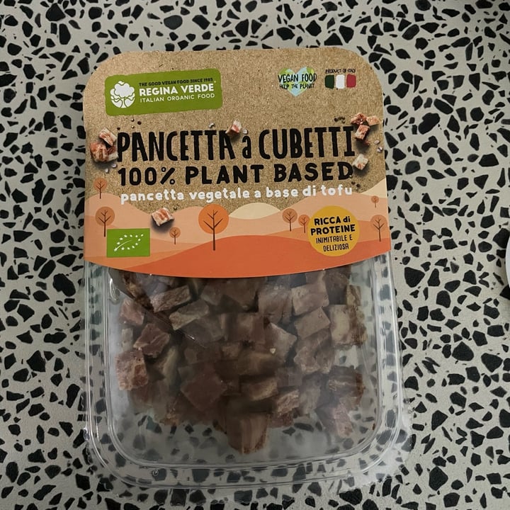 review photo of Regina Verde pancetta a cubetti 100% plant based shared by @qamarsaghir on 13 Nov 2022 - review