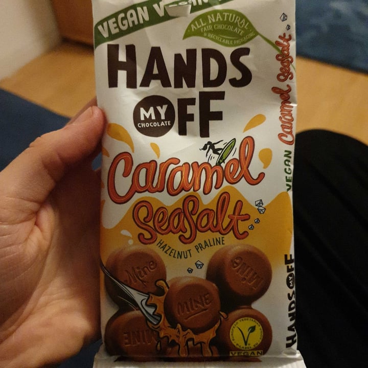 photo of Hands Off My Chocolate Caramel Seasalt Hazelnut Praline shared by @tardie42 on  19 Nov 2022 - review