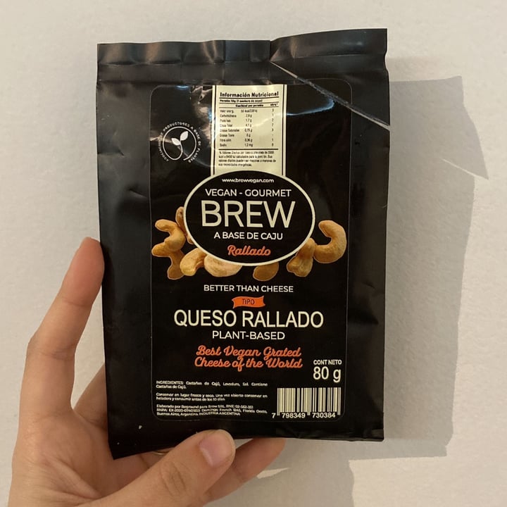 photo of Brew Queso rallado shared by @abigrischpun on  15 Aug 2022 - review