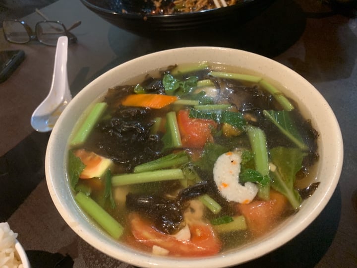 photo of Divine Realm Vegetarian Restaurant Seaweed Tofu Soup shared by @loveveggies on  28 Feb 2020 - review