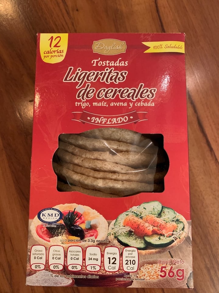 photo of Daylish Tostadas de cereales shared by @cocco2k on  05 Mar 2020 - review