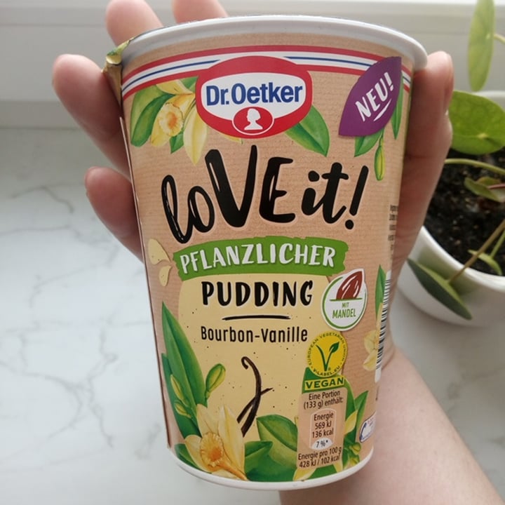 photo of Dr. Oetker Love it! Pflanzlicher Pudding Bourbon-Vanille shared by @gwenda on  22 May 2021 - review