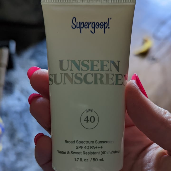 photo of Supergoop! Unseen Sunscreen SPF 40 shared by @ck0ne843 on  01 Jun 2022 - review