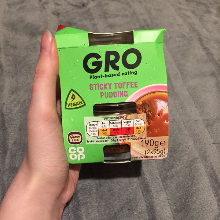 photo of GRO GRO Sticky Toffee Pudding shared by @tashbentley on  21 Jan 2020 - review
