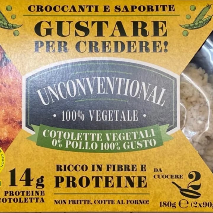 photo of Unconventional Cotolette Vegetali 0% Pollo 100% Gusto shared by @pippoarde97 on  17 Aug 2022 - review