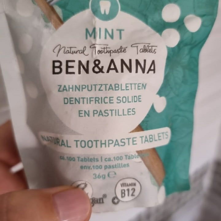 photo of Ben & Anna Mint Natural toothpaste tablets shared by @finf on  29 Jun 2022 - review