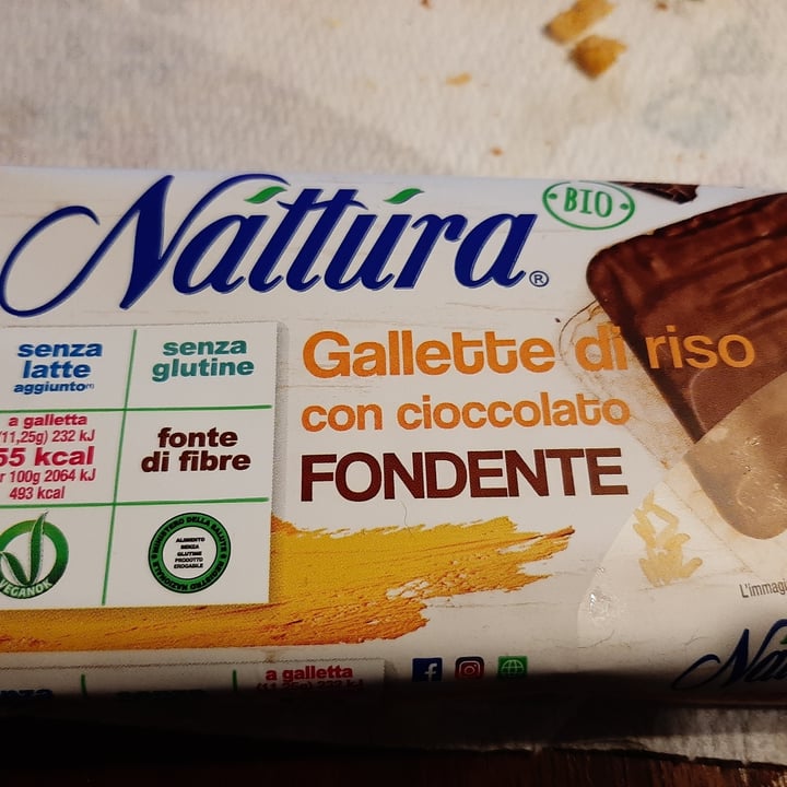 photo of Nattura Gallette Di Riso Al Cioccolato Fondente shared by @filippo1982 on  11 Feb 2022 - review