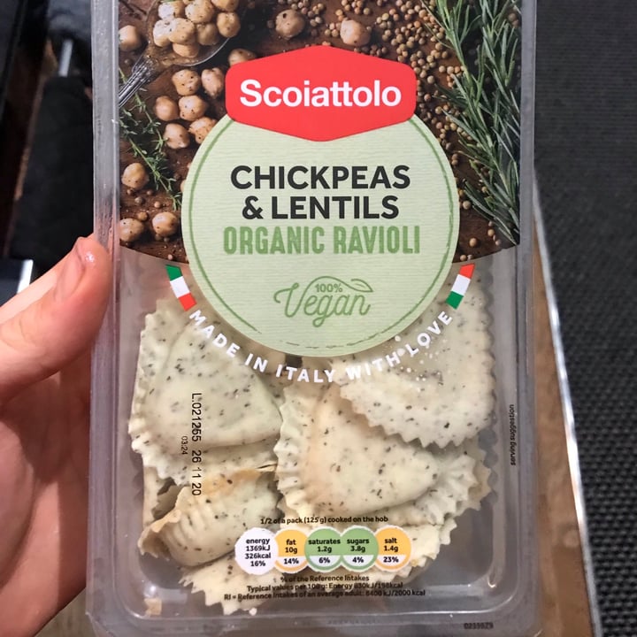 review photo of Scoiattolo Chickpeas And Lentils Organic Ravioli shared by @ilbue on 15 Nov 2020 - review