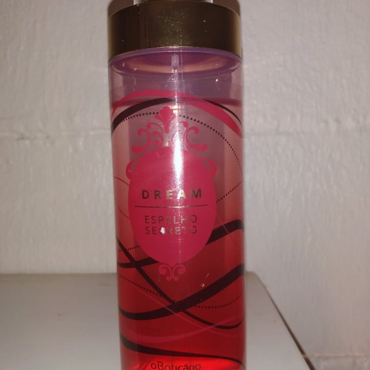 photo of O Boticário Body Splash Dream Espelho Secreto shared by @margotmorais on  26 Apr 2022 - review