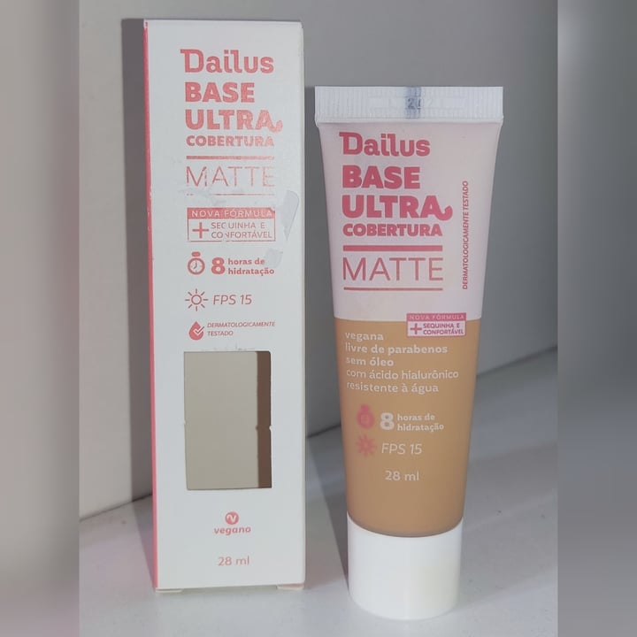 photo of Dailus Base Ultra Cobertura Matte shared by @joselebss on  15 May 2022 - review