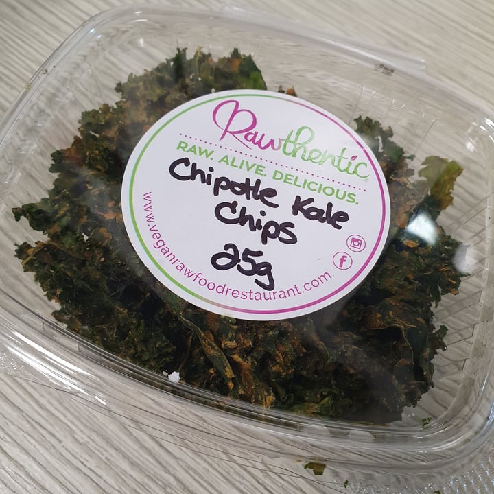 photo of Rawthentic Eatery Chipotle Kale Chips shared by @anistavrou on  18 Nov 2022 - review