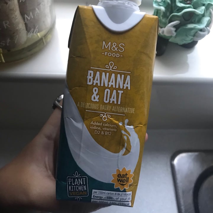 photo of Plant Kitchen (M&S) Banana & Oat Dairy Alternative shared by @mollyjane on  17 Sep 2021 - review