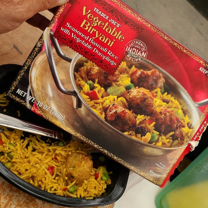 photo of Trader Joe's Vegetable Biryani shared by @simpleme on  03 Jun 2022 - review