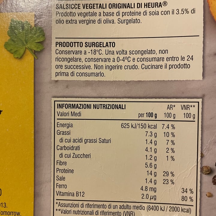 review photo of Heura Salsiccia originale shared by @maui on 04 Aug 2022 - review